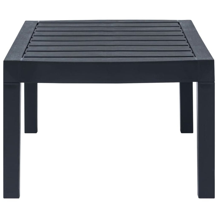 Set mobilier de grădină, 3 piese, antracit, plastic - WALTI WALTI