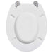 Capace WC, 2 buc., alb, MDF - WALTI WALTI