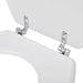 Capace WC, 2 buc., alb, MDF - WALTI WALTI