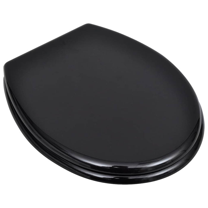 Capace WC, 2 buc., negru, MDF - WALTI WALTI