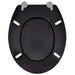 Capace WC, 2 buc., negru, MDF - WALTI WALTI