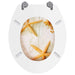 Capace WC, 2 buc., MDF, model stea de mare - WALTI WALTI