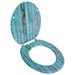 Capace WC, 2 buc., MDF, model lemn vechi - WALTI WALTI