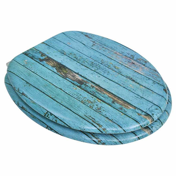 Capace WC, 2 buc., MDF, model lemn vechi - WALTI WALTI