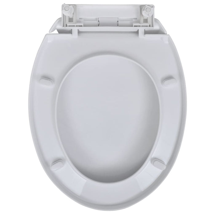 Capace WC cu închidere silențioasă, 2 buc., alb, plastic - WALTI WALTI