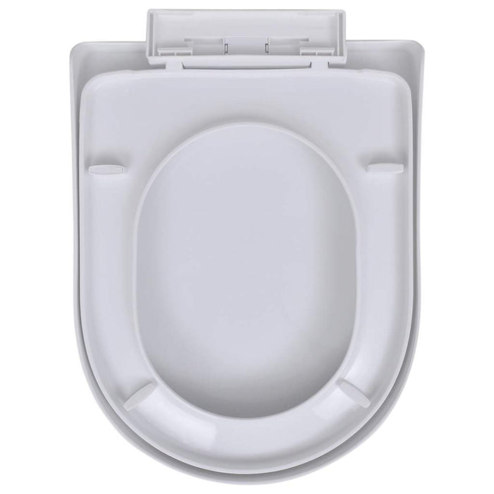 Capace WC cu închidere silențioasă, 2 buc., alb, plastic - WALTI WALTI