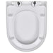 Capace WC cu închidere silențioasă, 2 buc., alb, plastic - WALTI WALTI