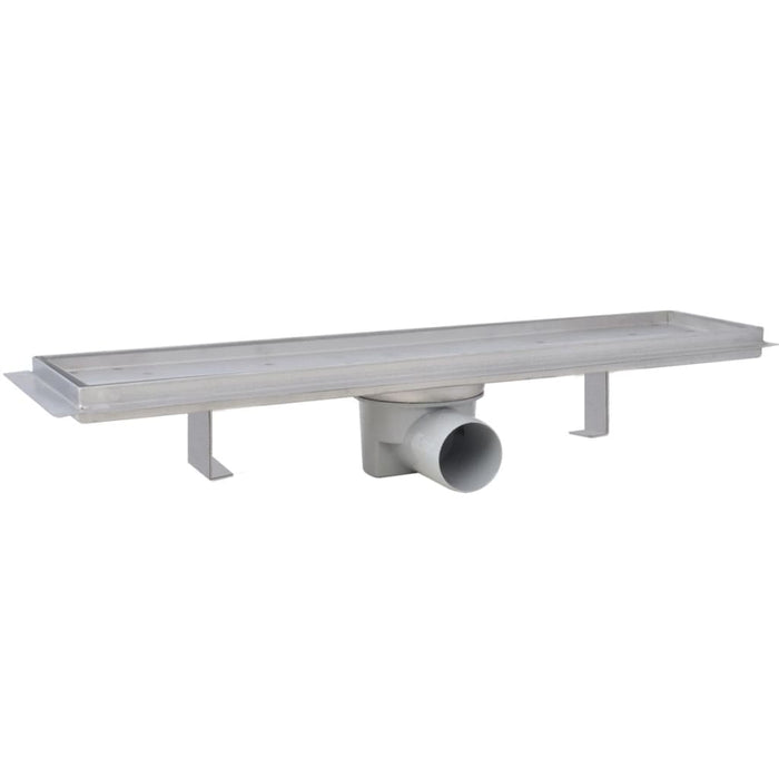 Rigolă liniară duș, 2 buc, 530 x 140 mm, oțel inoxidabil WALTI