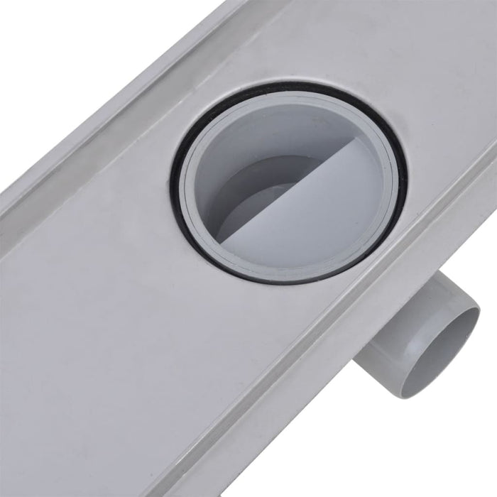 Rigolă liniară duș, 2 buc, 530 x 140 mm, oțel inoxidabil WALTI