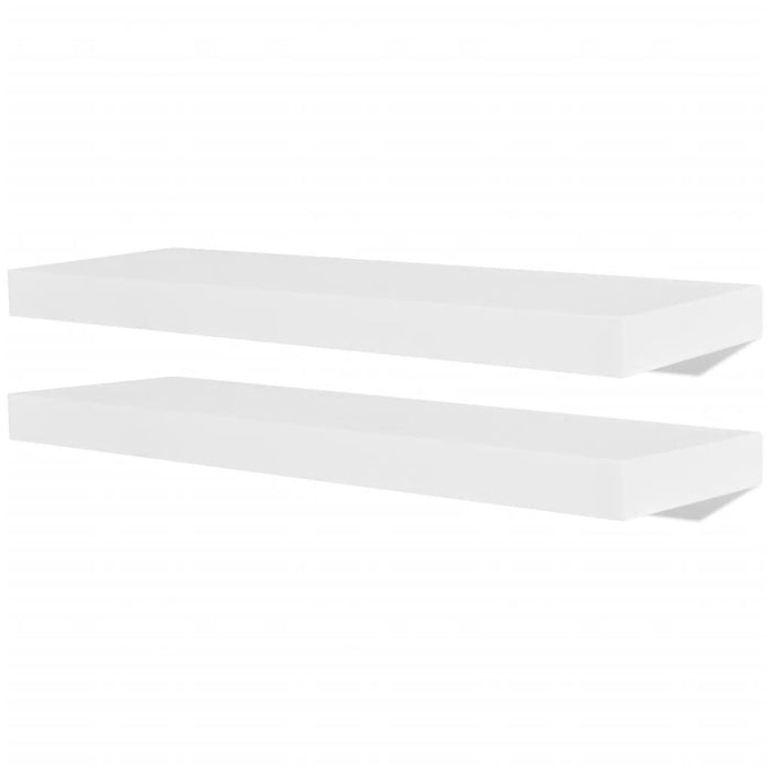 Rafturi de perete, 4 buc., alb, 60 cm - WALTI WALTI
