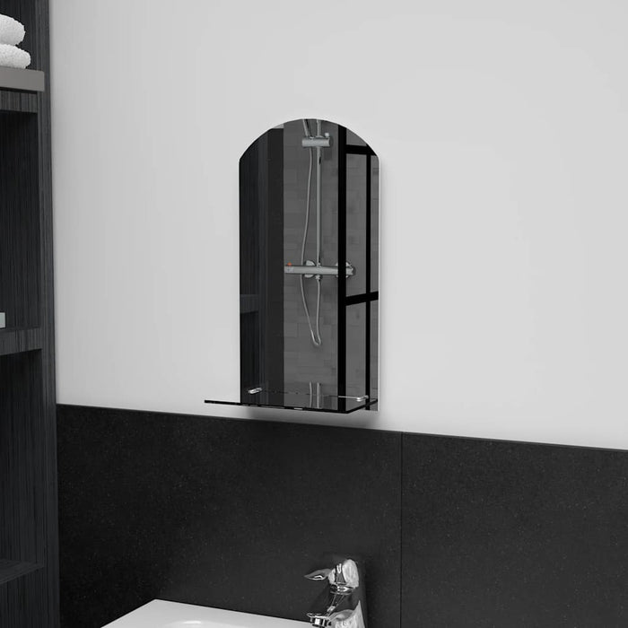 Oglindă de perete cu raft, 20 x 40 cm, sticlă securizată - WALTI WALTI