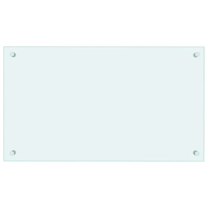 Panou antistropi de bucătărie, culoare lapte, 70x40 cm, sticlă securizată WALTI
