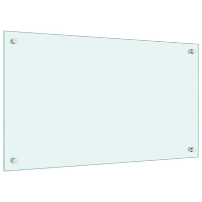 Panou antistropi de bucătărie, culoare lapte, 70x40 cm, sticlă securizată WALTI