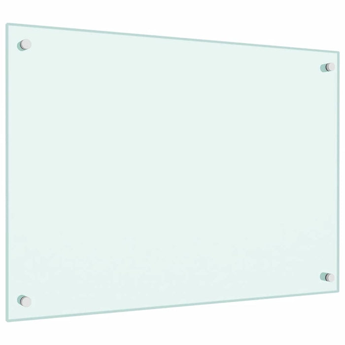 Panou antistropi de bucătărie, culoare lapte, 70x50 cm, sticlă securizată WALTI