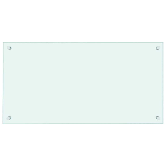 Panou antistropi de bucătărie, culoare lapte, 80x40 cm, sticlă securizată WALTI