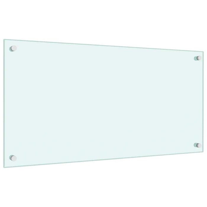 Panou antistropi de bucătărie, culoare lapte, 80x40 cm, sticlă securizată WALTI