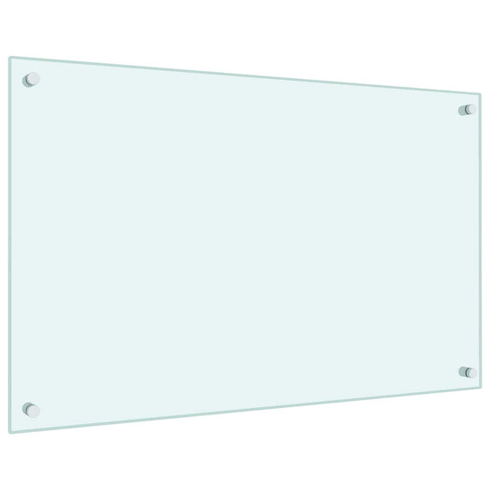 Panou antistropi de bucătărie, culoare lapte, 80x50 cm, sticlă securizată WALTI