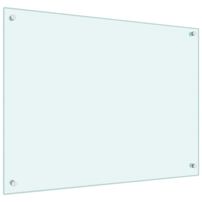 Panou antistropi de bucătărie, culoare lapte, 80x60 cm, sticlă securizată WALTI