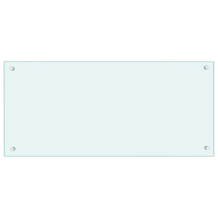 Panou antistropi de bucătărie, culoare lapte, 90x40 cm, sticlă securizată WALTI