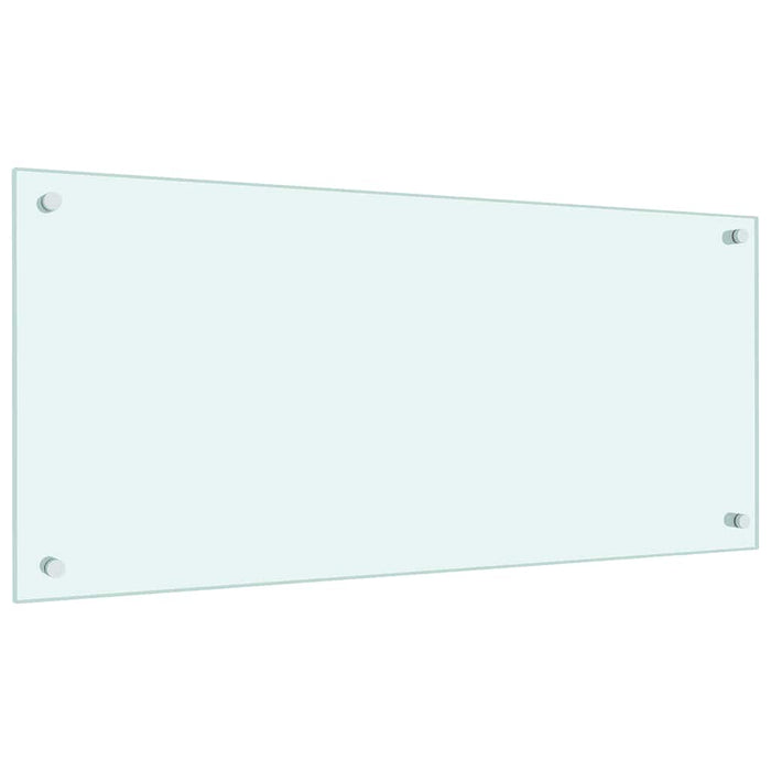 Panou antistropi de bucătărie, culoare lapte, 90x40 cm, sticlă securizată WALTI