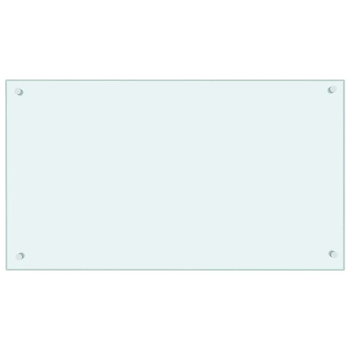 Panou antistropi de bucătărie, culoare lapte, 90x50 cm, sticlă securizată WALTI