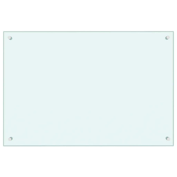 Panou antistropi de bucătărie, culoare lapte, 90x60 cm, sticlă securizată WALTI