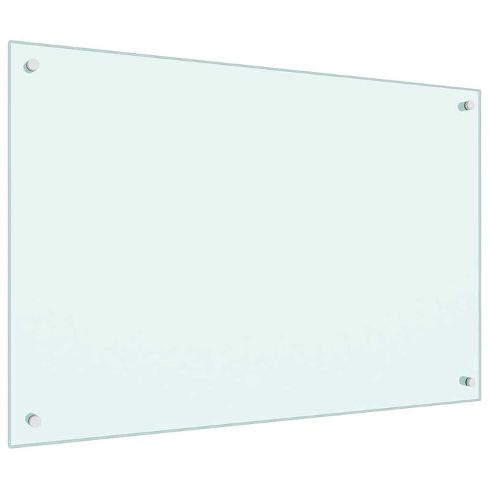 Panou antistropi de bucătărie, culoare lapte, 90x60 cm, sticlă securizată WALTI