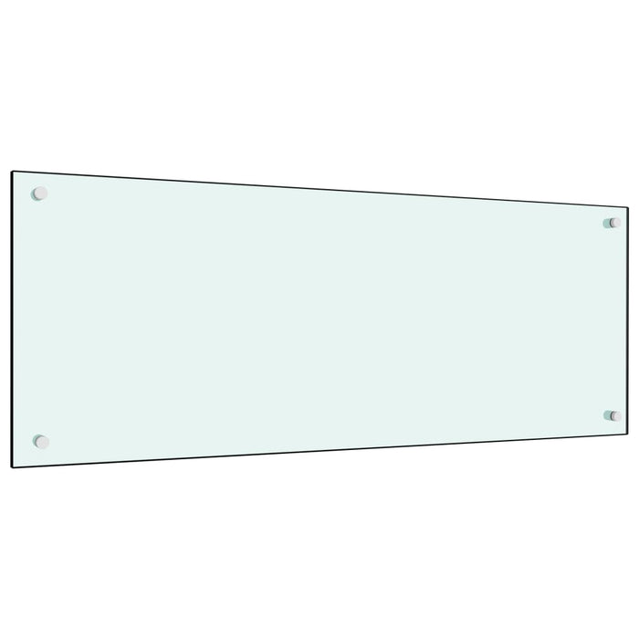 Panou antistropi de bucătărie, culoare lapte, 100x40 cm sticlă securizată WALTI