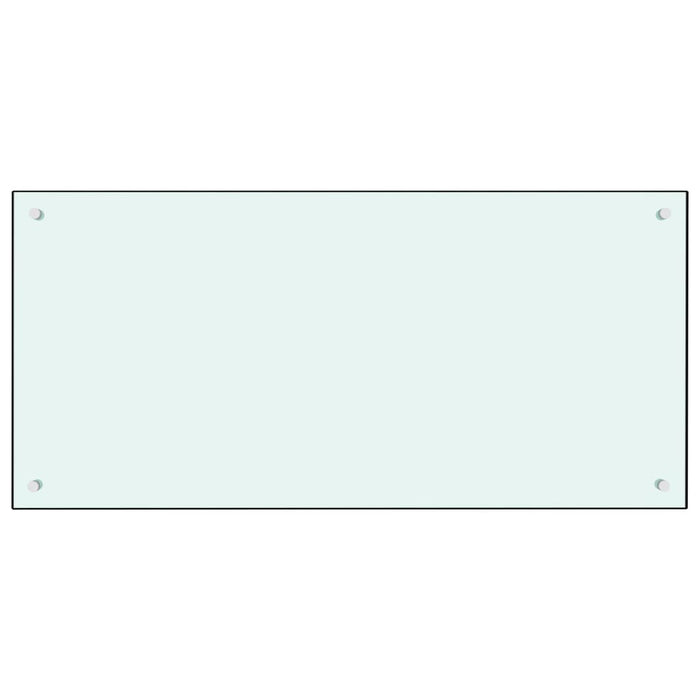 Panou antistropi de bucătărie, culoare lapte, 100x50 cm sticlă securizată WALTI