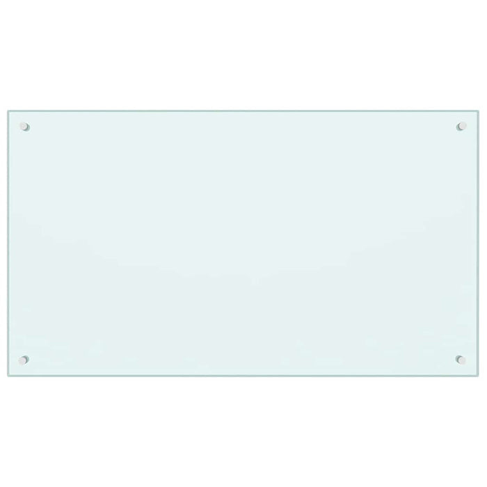 Panou antistropi de bucătărie, culoare lapte, 100x60 cm sticlă securizată WALTI