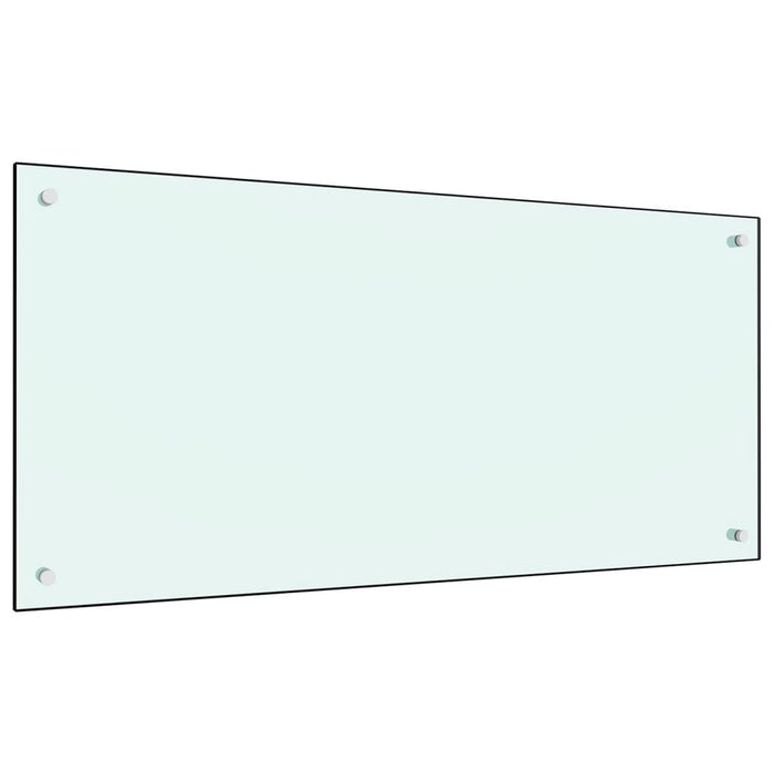 Panou antistropi de bucătărie, culoare lapte, 120x60 cm sticlă securizată WALTI