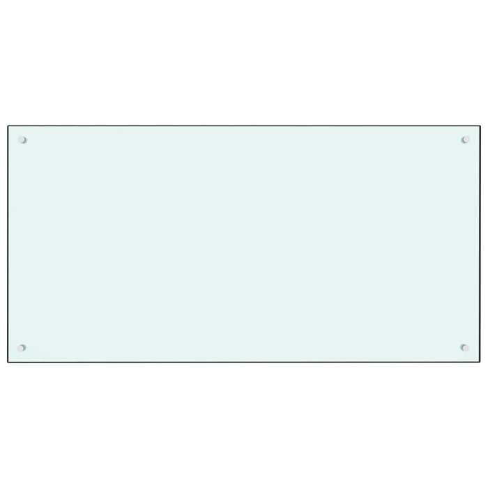 Panou antistropi de bucătărie, culoare lapte, 120x60 cm sticlă securizată WALTI