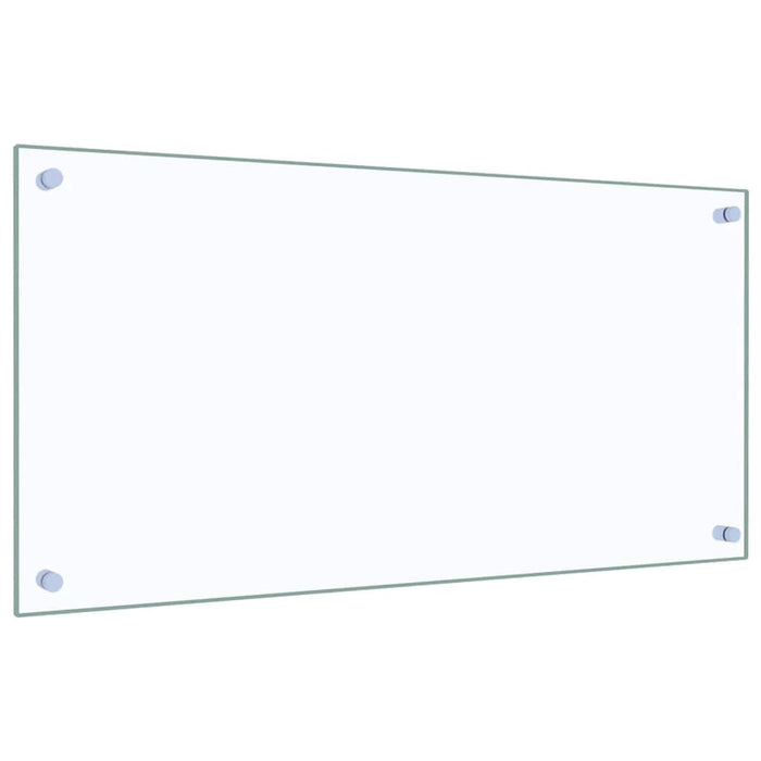 Panou antistropi bucătărie transparent 80x40 cm sticlă securiz. - WALTI WALTI