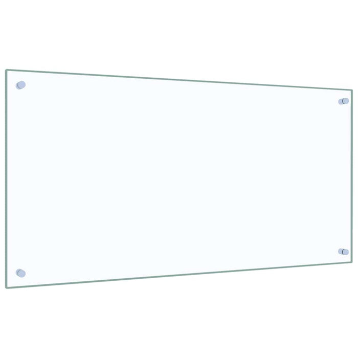 Panou antistropi bucătărie transparent 100x50cm sticlă securiz. - WALTI WALTI