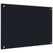 Panou antistropi de bucătărie, negru 70x50 cm sticlă securizată - WALTI WALTI
