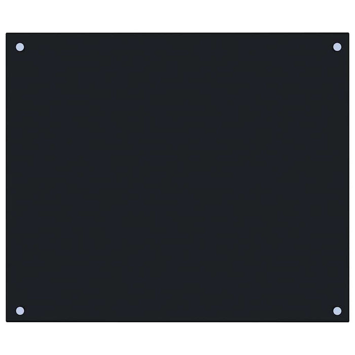 Panou antistropi de bucătărie, negru 70x60 cm sticlă securizată - WALTI WALTI