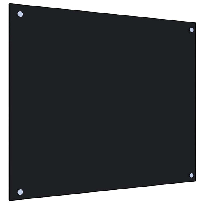 Panou antistropi de bucătărie, negru 70x60 cm sticlă securizată - WALTI WALTI
