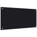 Panou antistropi de bucătărie, negru 80x40 cm sticlă securizată - WALTI WALTI