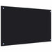 Panou antistropi de bucătărie, negru 80x50 cm sticlă securizată - WALTI WALTI