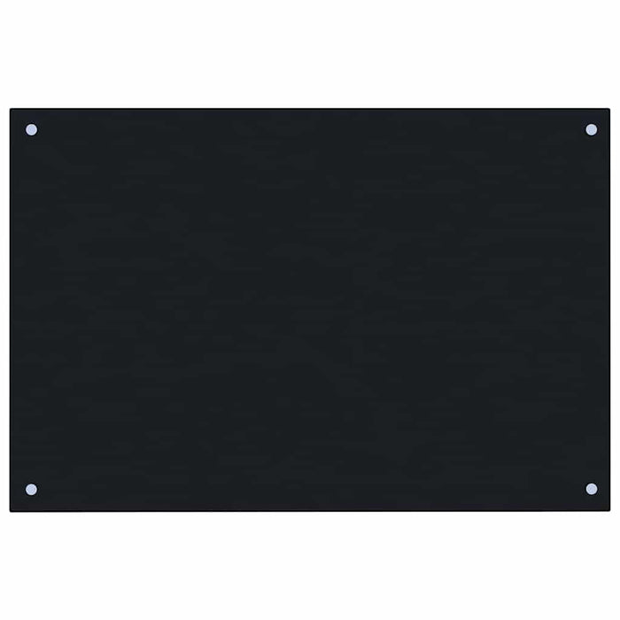 Panou antistropi de bucătărie, negru 90x50 cm sticlă securizată - WALTI WALTI