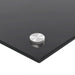 Panou antistropi de bucătărie, negru 90x50 cm sticlă securizată - WALTI WALTI