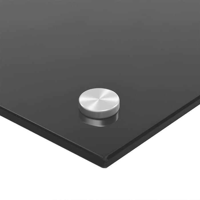 Panou antistropi de bucătărie, negru 90x60 cm sticlă securizată - WALTI WALTI