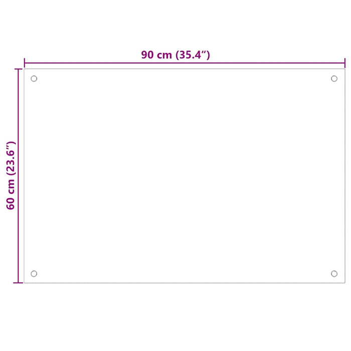 Panou antistropi de bucătărie, negru 90x60 cm sticlă securizată - WALTI WALTI