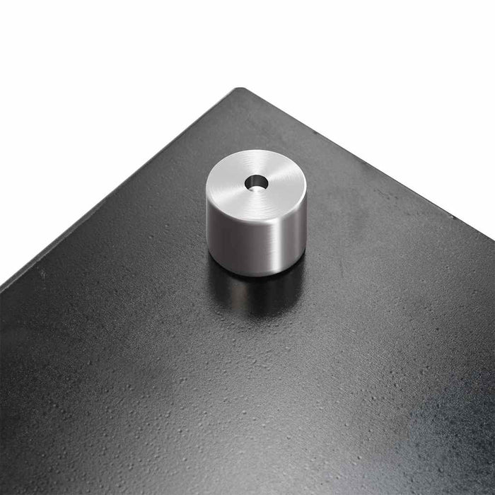Panou antistropi de bucătărie negru 100x50 cm sticlă securizată WALTI