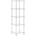 Raft cu 5 niveluri transparent, 40x40x130 cm, sticlă securizată - WALTI WALTI