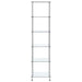 Raft cu 6 niveluri transparent, 40x40x160 cm, sticlă securizată - WALTI WALTI