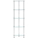 Raft cu 5 niveluri transparent, 30x30x130 cm, sticlă securizată - WALTI WALTI