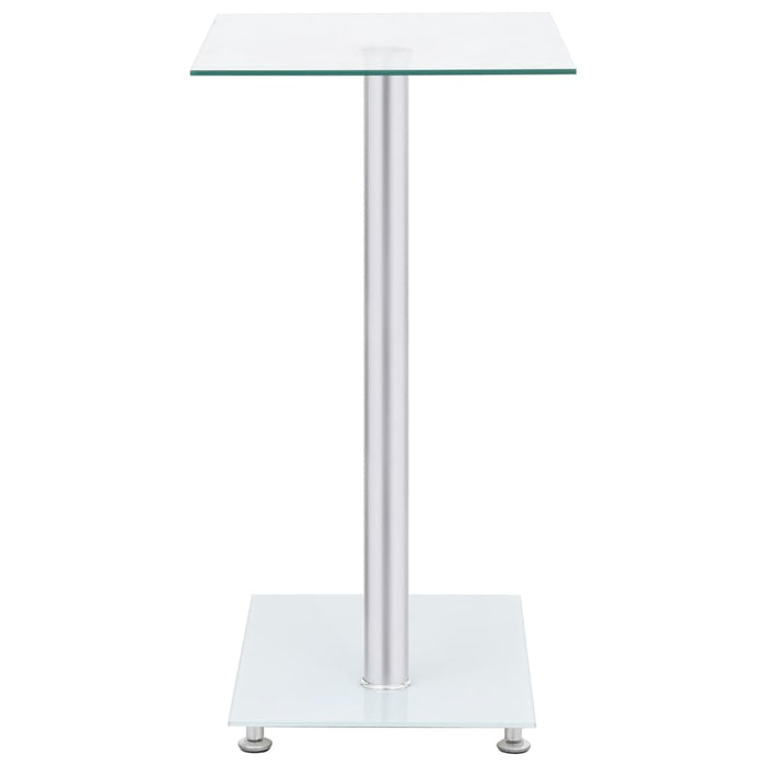 Masă laterală formă U transparent 45x30x58 cm sticlă securizată - WALTI WALTI