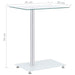 Masă laterală formă U transparent 45x30x58 cm sticlă securizată - WALTI WALTI