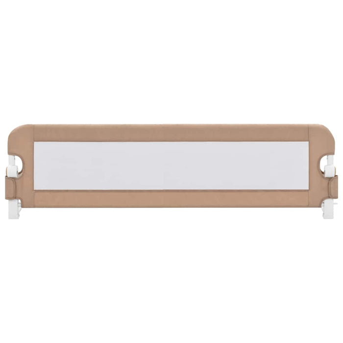 Balustradă protecție pat copii, gri taupe, 150x42 cm, poliester - WALTI WALTI